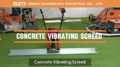 “Rapid Leveling: Concrete Vibrating Ruler in Action - See How to Improve Construction Efficiency”