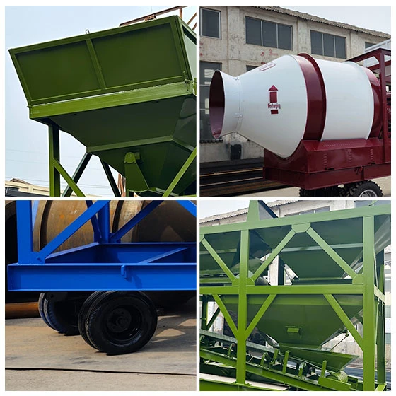 foundation-free concrete batching plant